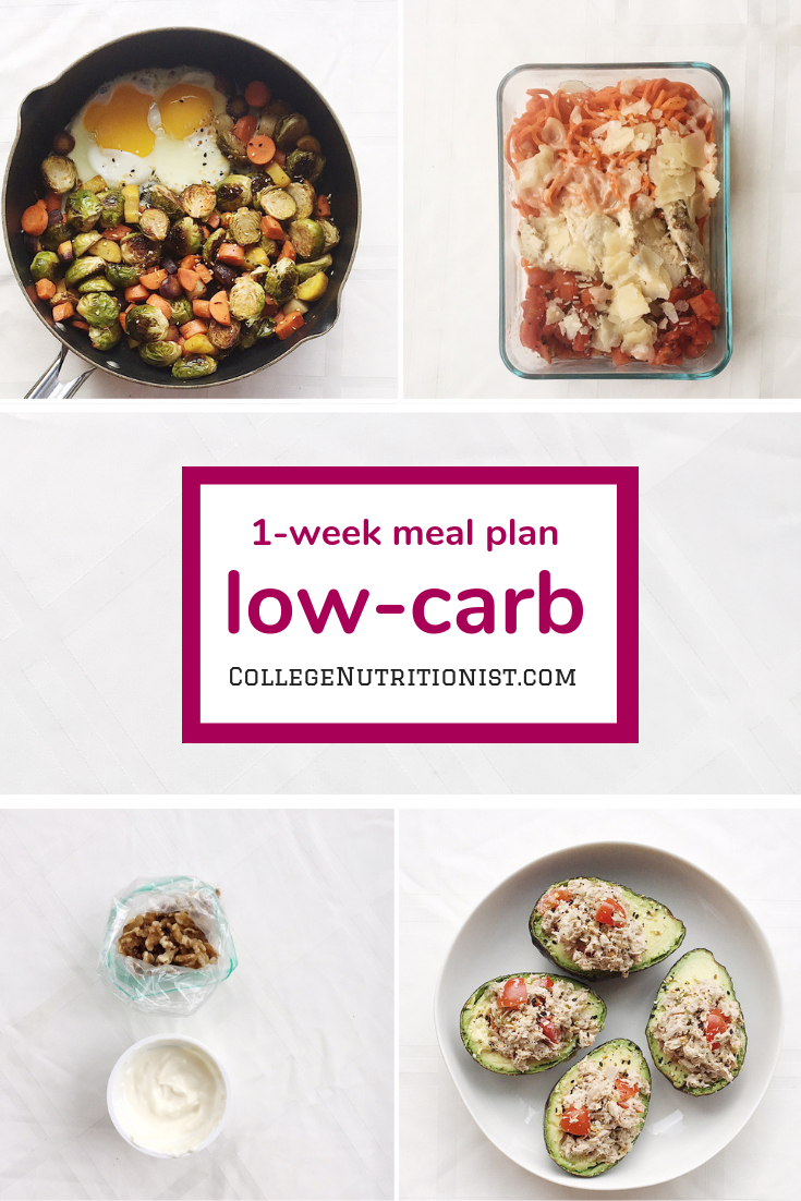 1400 Calorie Low Carb Meal Plan with Stuffed Avocados