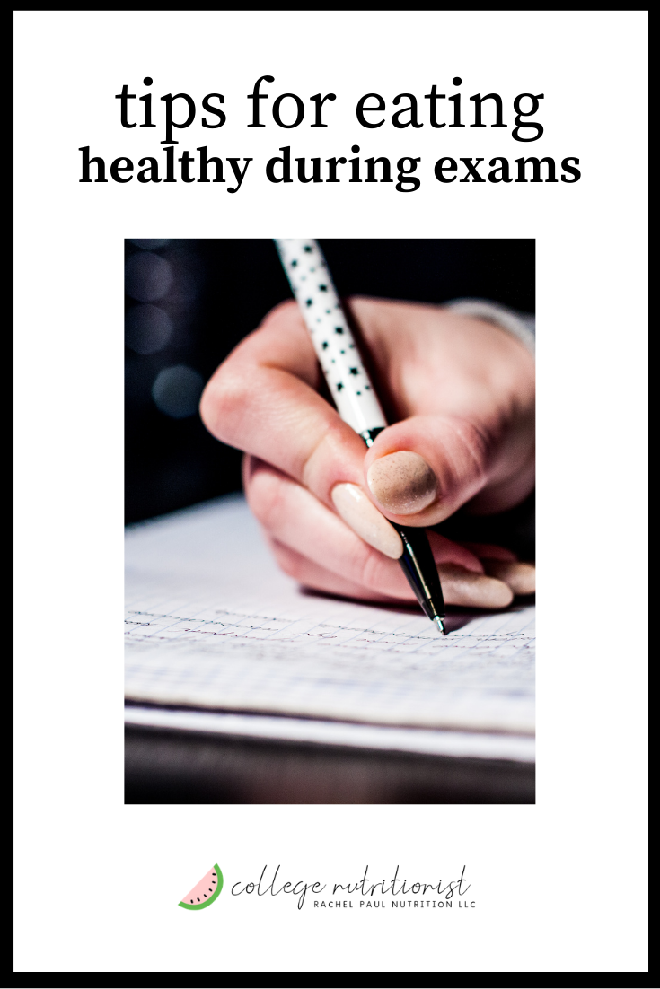 Tips For Eating Healthy During Exams