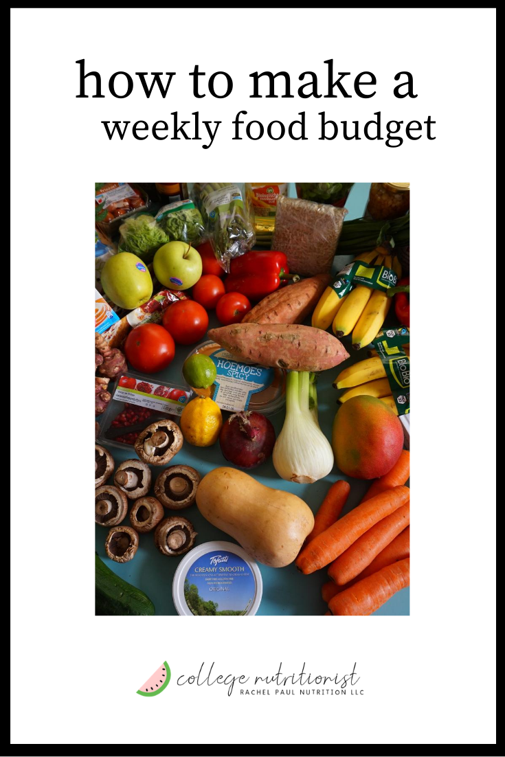 How To Make A Weekly Food Budget