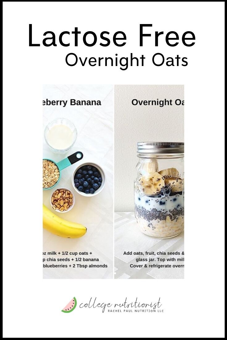 Lactose-Free Overnight Oats