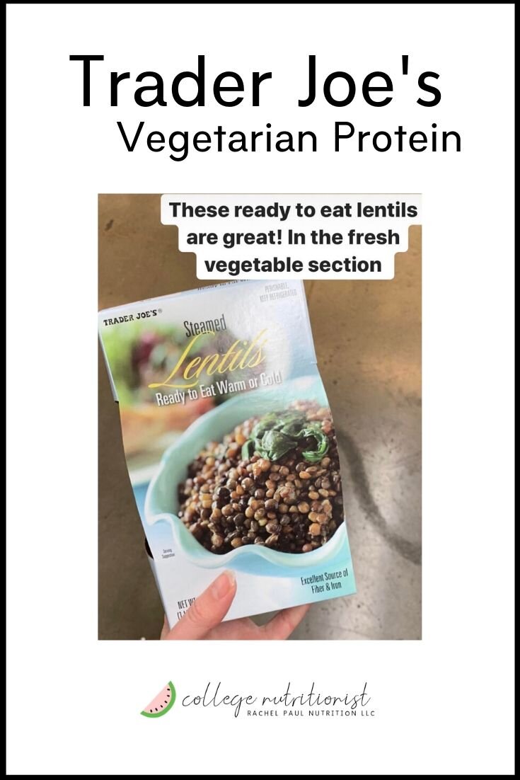 Trader Joe's Vegetarian Protein Sources